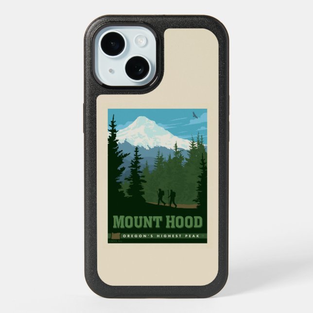 Mount Hood | Oregon iPhone 15 Case (Back)