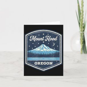 Mount hood oregon mountain nature outdoor card