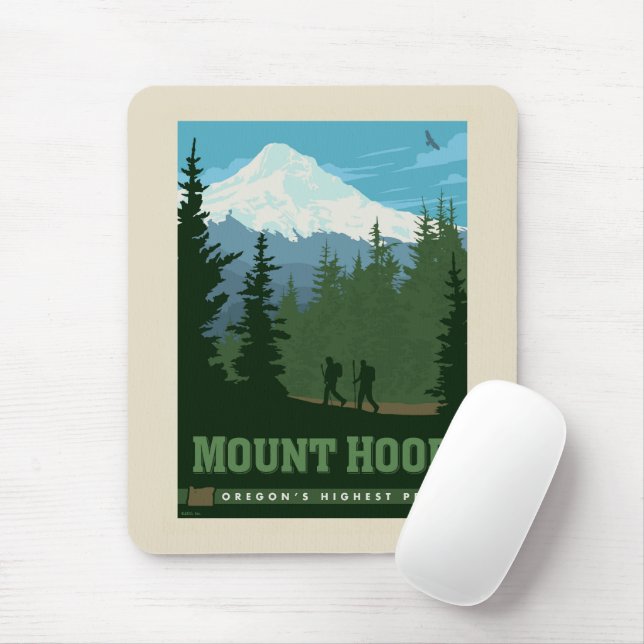 Mount Hood | Oregon Mouse Pad (With Mouse)