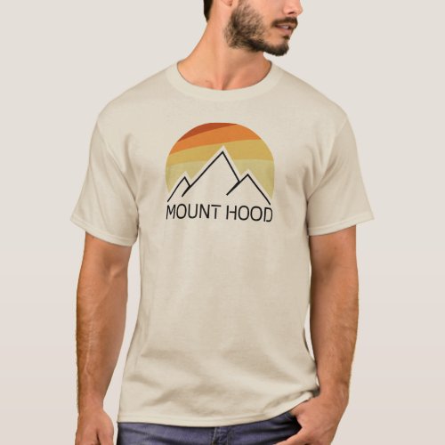 Mount Hood Oregon Retro T_Shirt