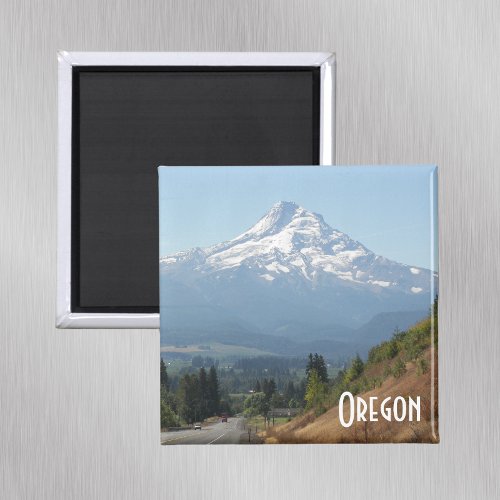 Mount Hood Oregon Travel Photo Magnet