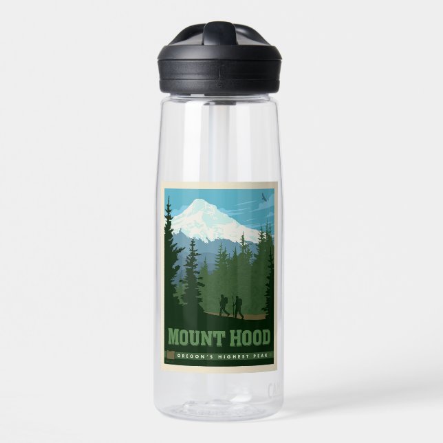 Mount Hood | Oregon Water Bottle (Front)
