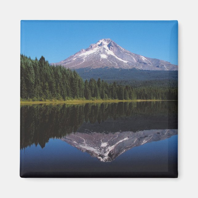 Mount Hood Reflected in Lake Magnet (Front)
