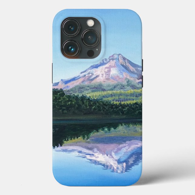 Mount Hood Reflection Case-Mate iPhone Case (Back)