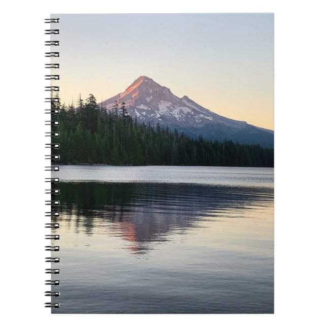 Mount Hood Sunrise Mountain Lost Lake Photo Notebook (Front)