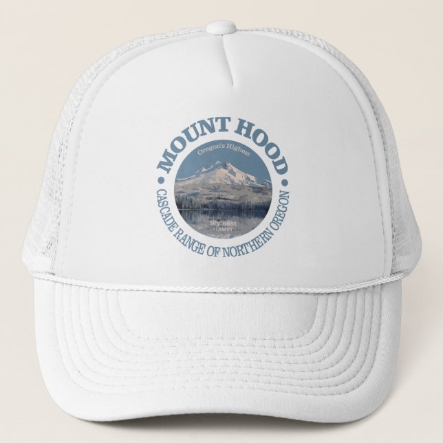 Mount Hood (winter) Trucker Hat (Front)