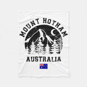 Mount Hotham Victorian Alps Australia Ski Resort S Fleece Blanket