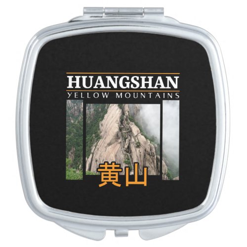 Mount Huangshan Yellow Mountains China Compact Mirror