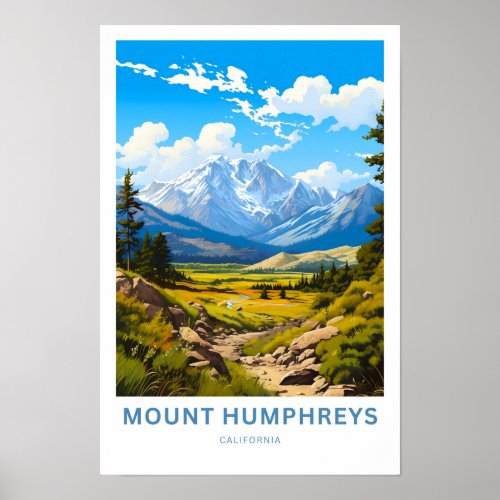 Mount Humphreys California Travel Print