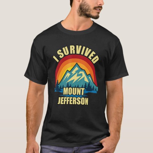 Mount Jefferson Hiking Mountian Climbing T_Shirt