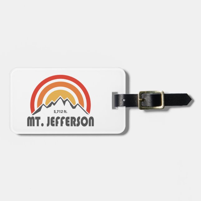 Mount Jefferson New Hampshire Luggage Tag (Front Horizontal)