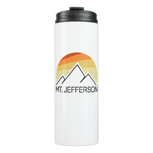 Mount Jefferson New Hampshire Retro Thermal Tumbler