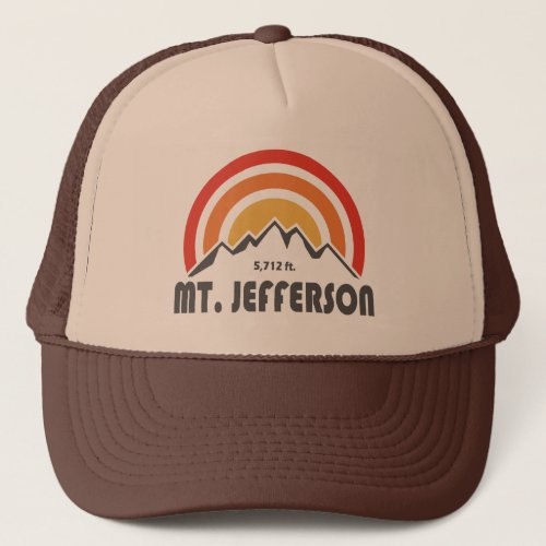 Mount Jefferson New Hampshire Trucker Hat