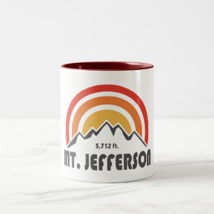 Mount Jefferson New Hampshire Two-Tone Coffee Mug