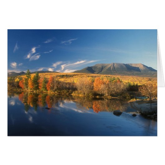 Mount Katahdin Autumn Cards (Front Horizontal)