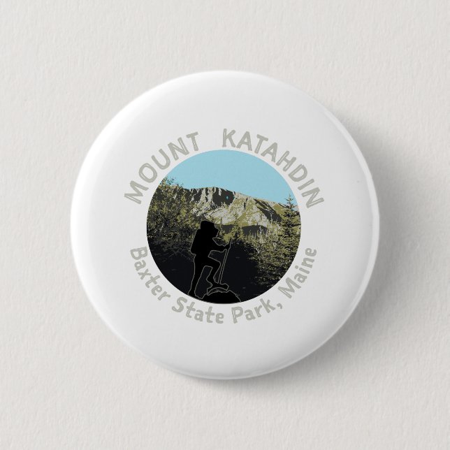 Mount Katahdin Button (Front)