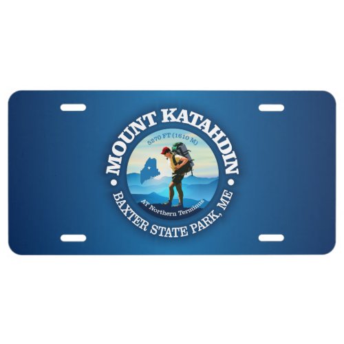 Mount Katahdin C License Plate