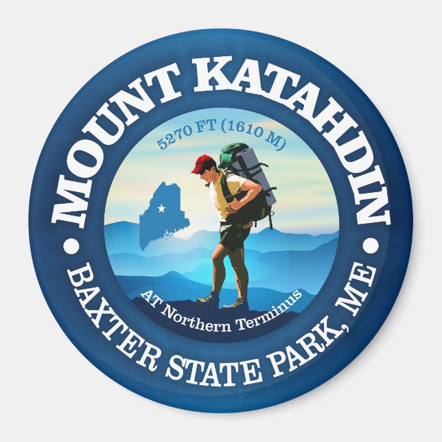 Mount Katahdin (C) Magnet (Front)