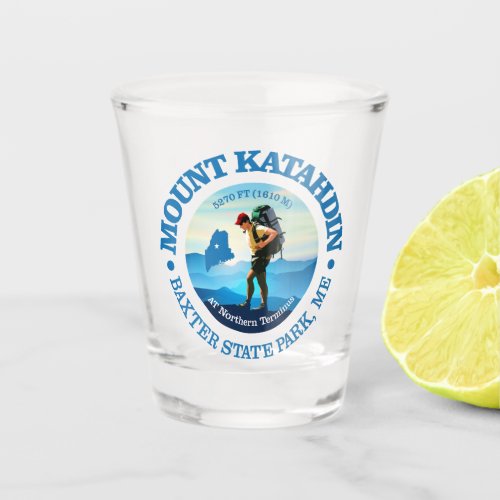 Mount Katahdin C Shot Glass