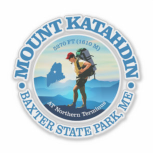 Mount Katahdin (C) Sticker