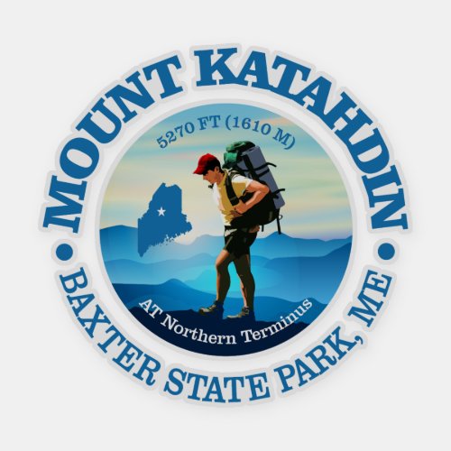 Mount Katahdin C Sticker