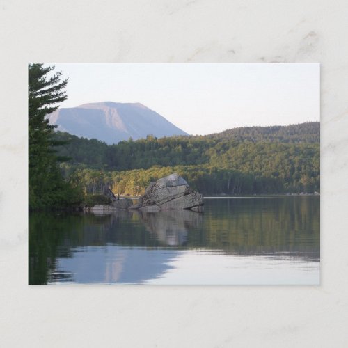 Mount Katahdin from Rainbow Lake Postcard