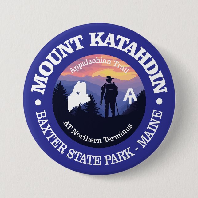 Mount Katahdin (rd2) Button (Front)
