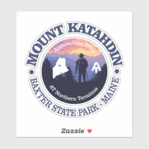 Mount Katahdin (rd2) Sticker