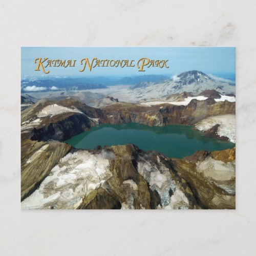 Mount Katmai Katmai National Park Alaska Postcard