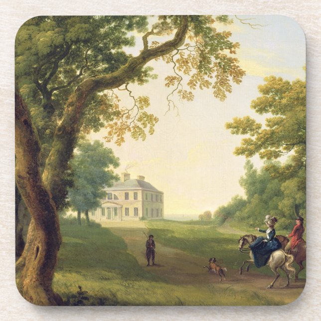 Mount Kennedy, County Wicklow, Ireland, 1785 (oil Beverage Coaster (Front)