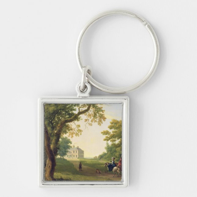 Mount Kennedy, County Wicklow, Ireland, 1785 (oil Keychain (Front)