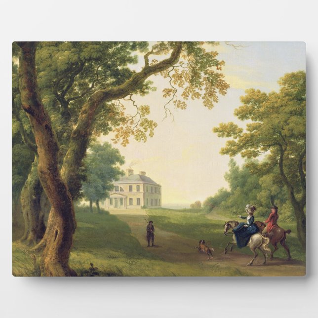 Mount Kennedy, County Wicklow, Ireland, 1785 (oil Plaque (Front)