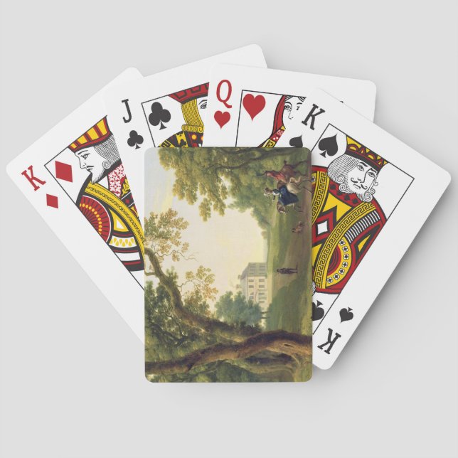 Mount Kennedy, County Wicklow, Ireland, 1785 (oil Poker Cards (Back)