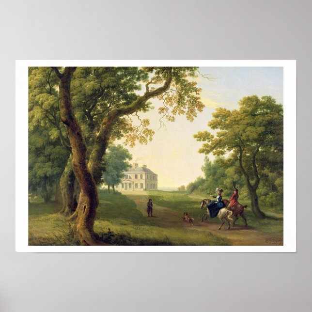 Mount Kennedy, County Wicklow, Ireland, 1785 (oil Poster (Front)