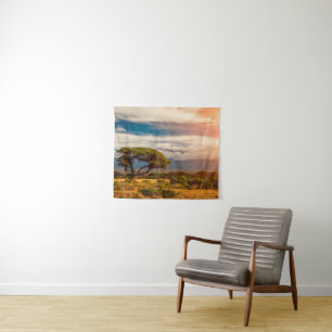 Mount Kilimanjaro Amboseli, Kenya Tapestry