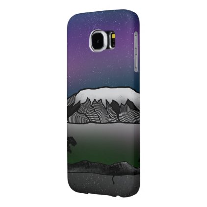 Mount Kilimanjaro illustration Samsung Galaxy S6 Case