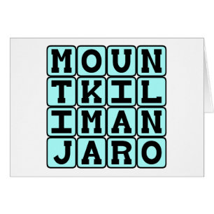 Mount Kilimanjaro, Mountain in Tanzania Cards