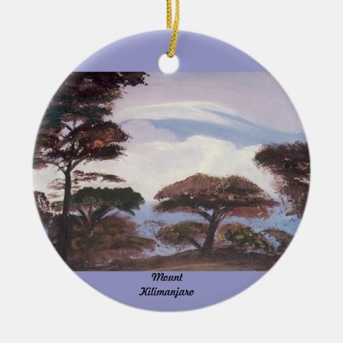 Mount Kilimanjaro Ornament