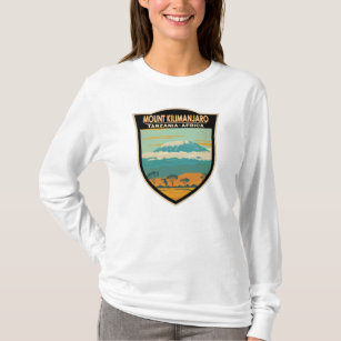 Mount Kilimanjaro Tanzania Africa Vintage T-Shirt