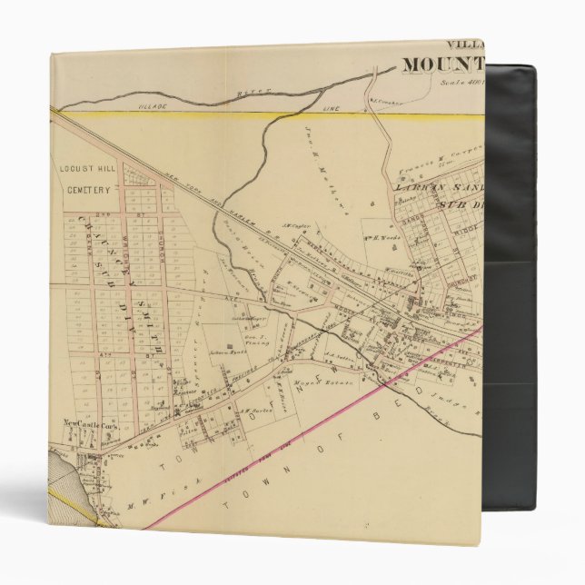 Mount Kisco, New York 3 Ring Binder (Front/Inside)