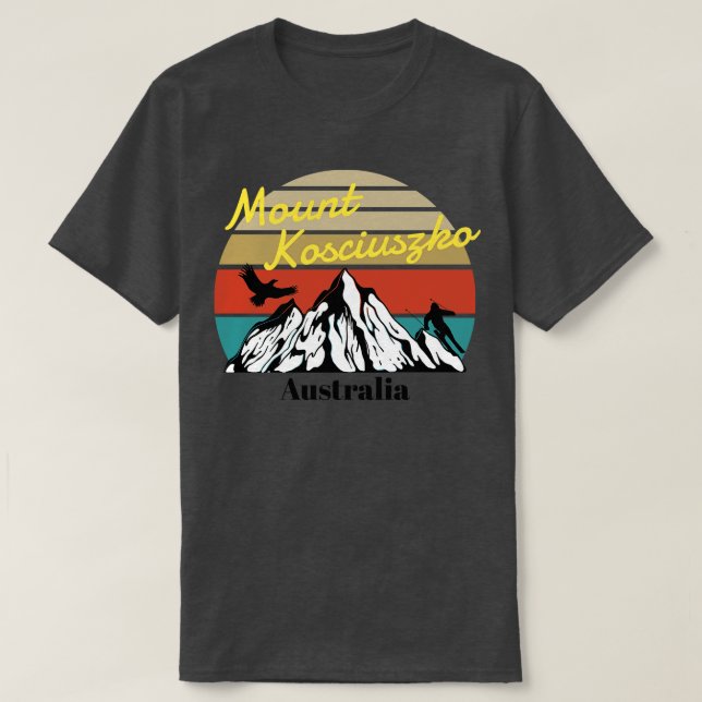 Mount Kosciuszko ski Australia 2 T-Shirt (Design Front)