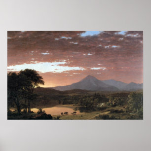Mount Ktaadn (Katahdin) by Frederic Edwin Church Poster