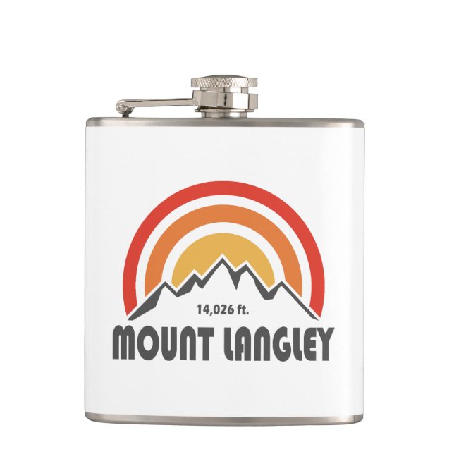 Mount Langley California Flask (Front)
