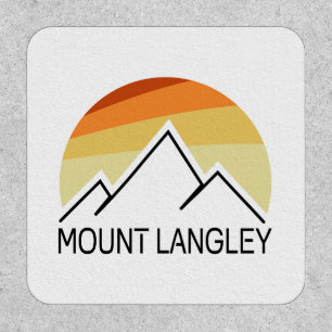 Mount Langley California Retro Patch