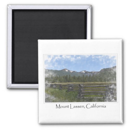 Mount Lassen California Tourist Destination Magnet