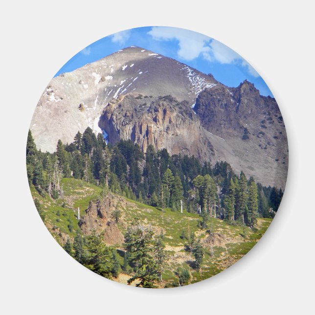 Mount Lassen Volcano Magnet (Front)