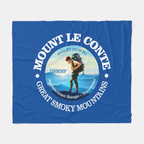 Mount Le Conte C Fleece Blanket