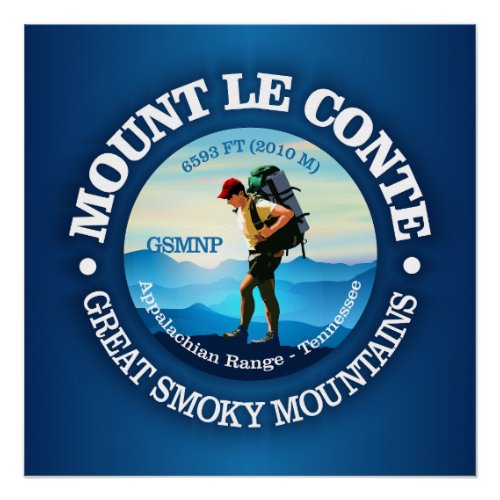 Mount Le Conte C Poster