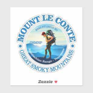 Mount Le Conte (C) Sticker