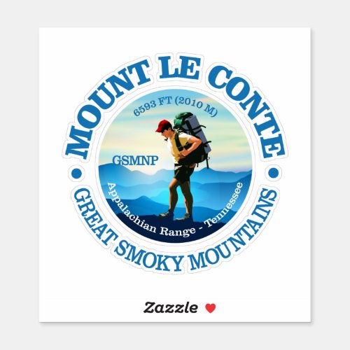 Mount Le Conte C Sticker